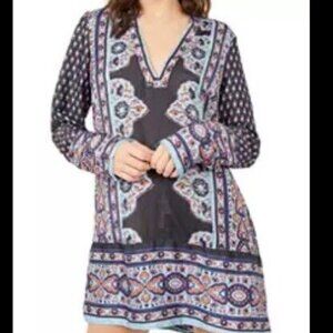 NWT ($148)- Free people Meadow Mod Mini Dress - Size Medium-Bohemian-